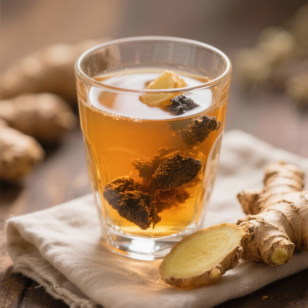Boisson Revitalisante au Shilajit, Gingembre et Miel : Recette Naturelle Énergisante