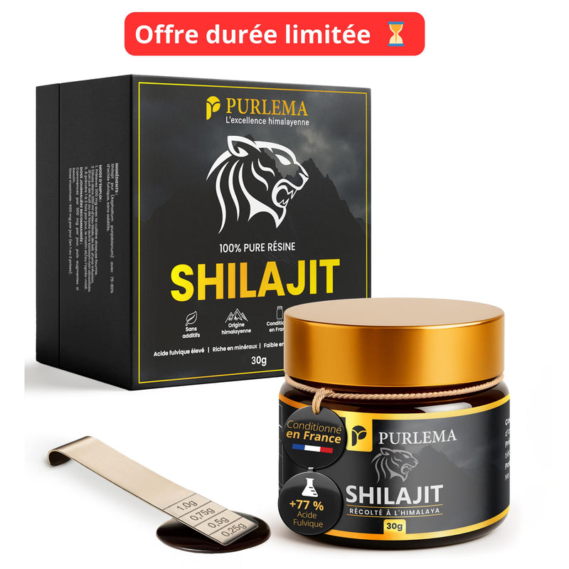 Purlema ​​Shilajit – Reines Himalaya-Harz | Energie, geistige Klarheit &amp; natürliche Vitalität