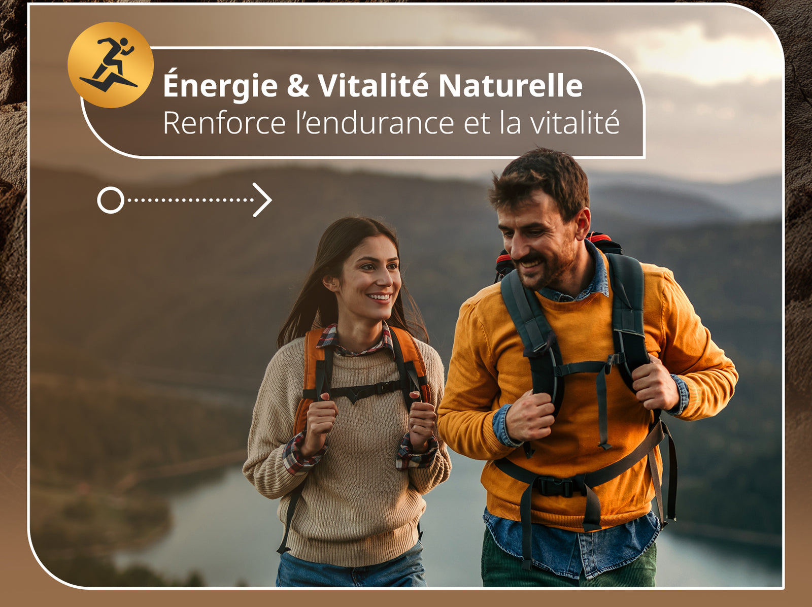 Énergie et Vitalité Naturelle - Renforce l'endurance pour la randonnée et le sport